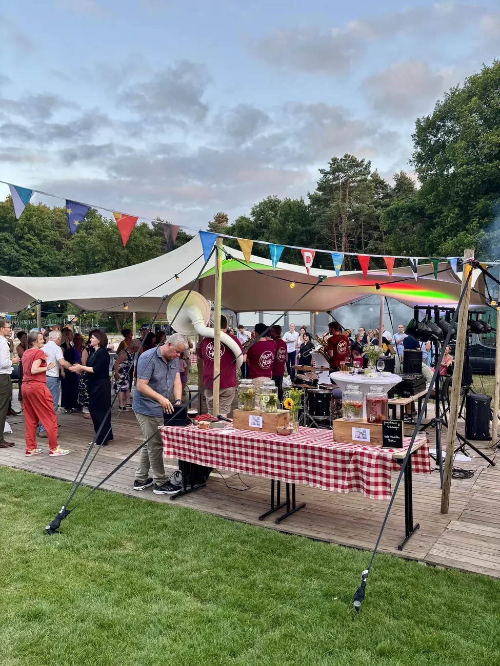 Interieur inrichting tent event Hasselt