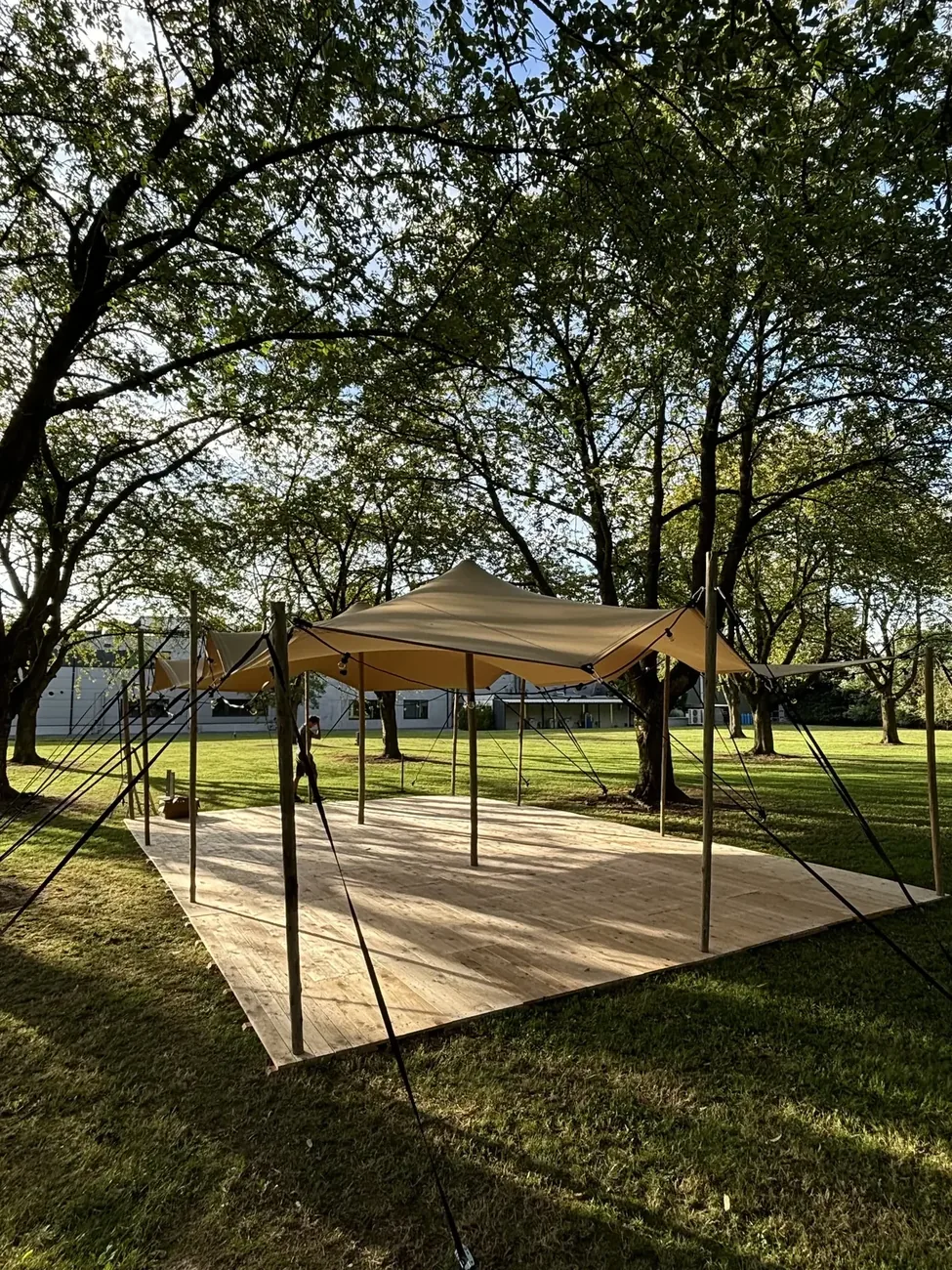 Stretchtent vlonder zomerfeest Limburg