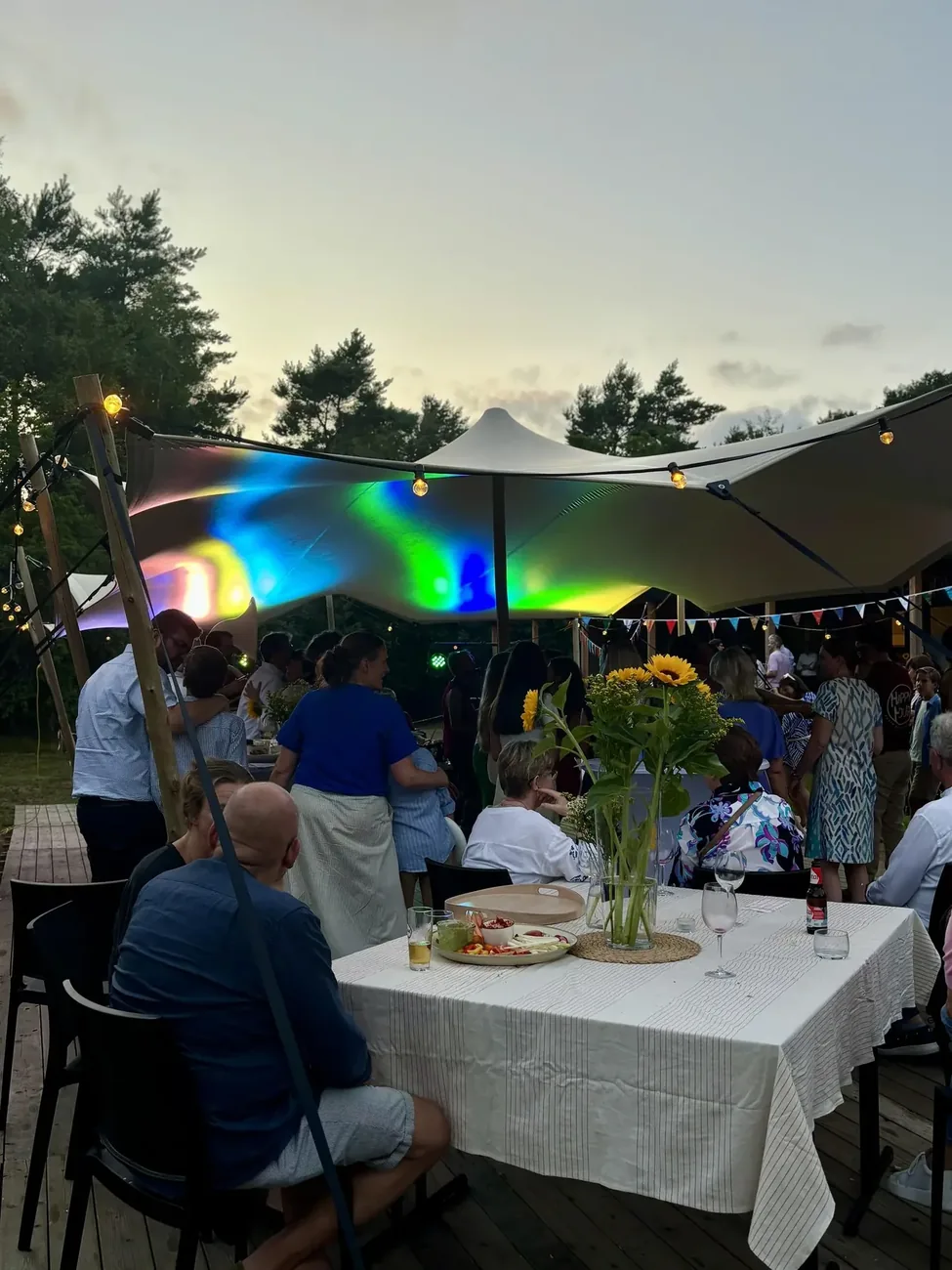 Sfeerverlichting tent huren Hasselt