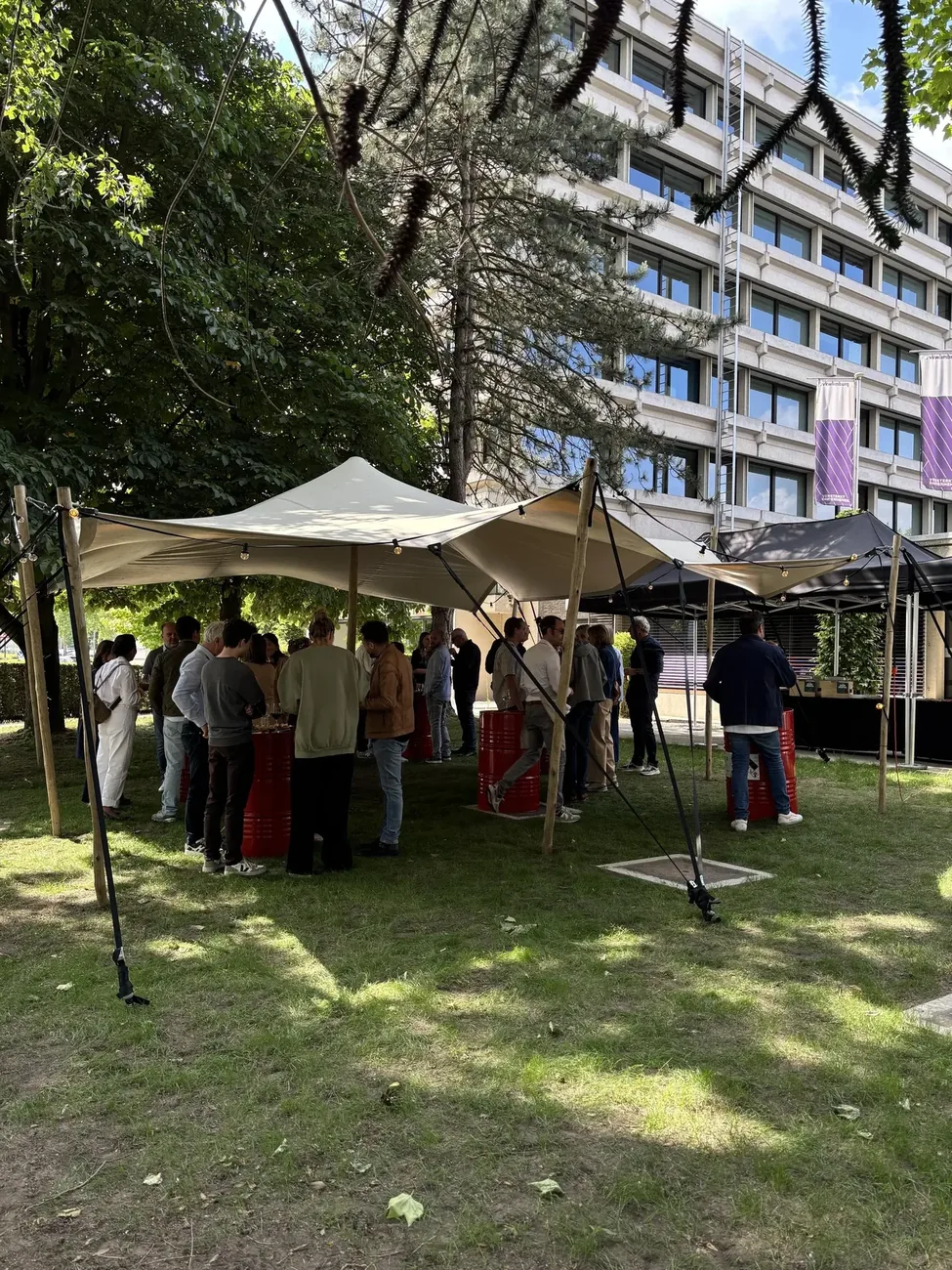 Stretchtent huren bedrijfsevent Limburg